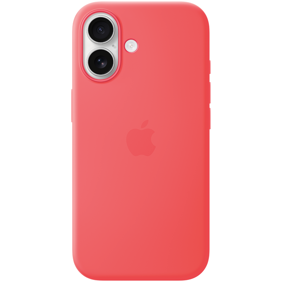 APPLE Silicone Case with MagSafe, Bright Guava for iPhone 17 — Image №1