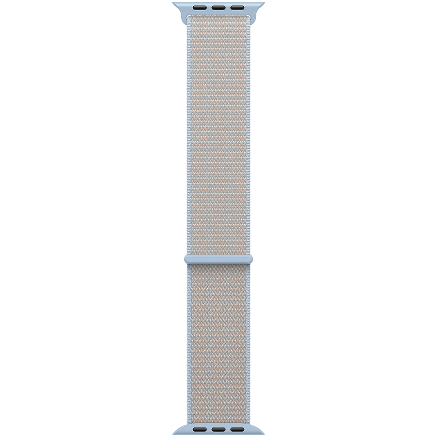 Apple 42мм Sport Loop Удлинитель ремешка Sport Loop Blue Mist для Apple Watch 38 mmApple Watch 40 mmApple Watch 42 mmApple Watch 41 mm 38/40/41/42 mm — Изображение №2