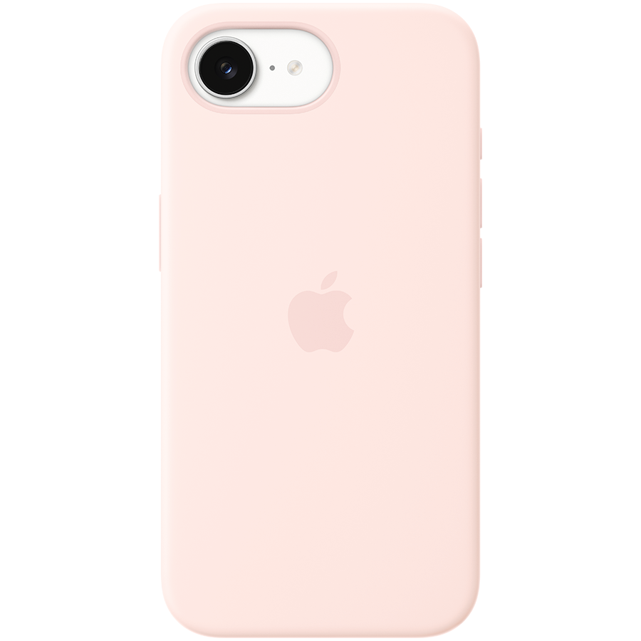 APPLE Silicone Case with MagSafe, Soft Pink for iPhone 17e — Image №1