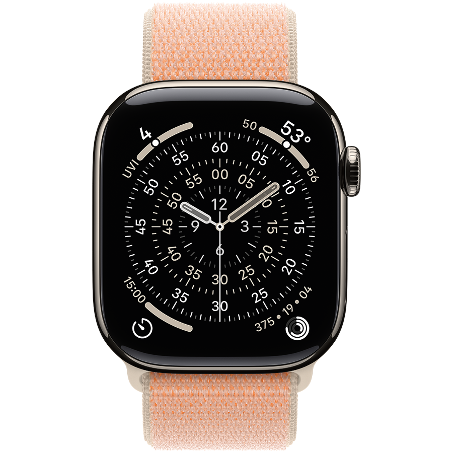 Apple 46мм Sport Loop Удлинитель ремешка Sport Loop Cantaloupe для Apple Watch 44 mmApple Watch 45 mmApple Watch 46 mmApple Watch 49 mm 44/45/46/49 mm — Изображение №3