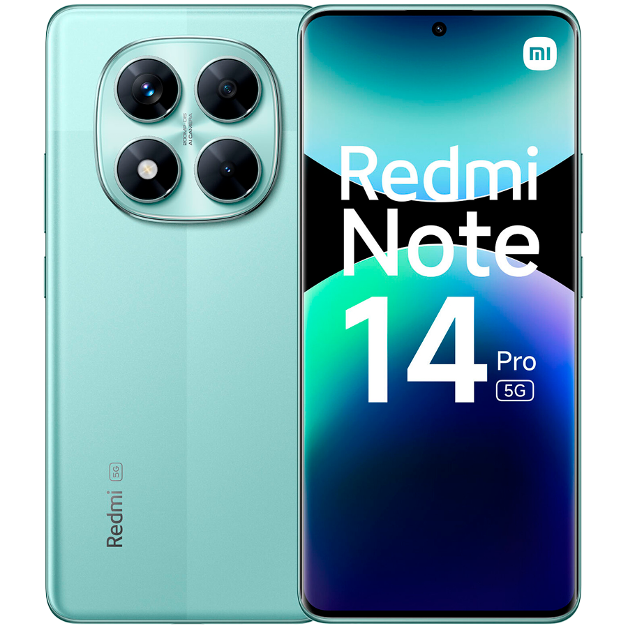 XIAOMI Redmi Note 14 Pro 5G  5G 8 ГБ/256 ГБ, Coral Green — Изображение №1
