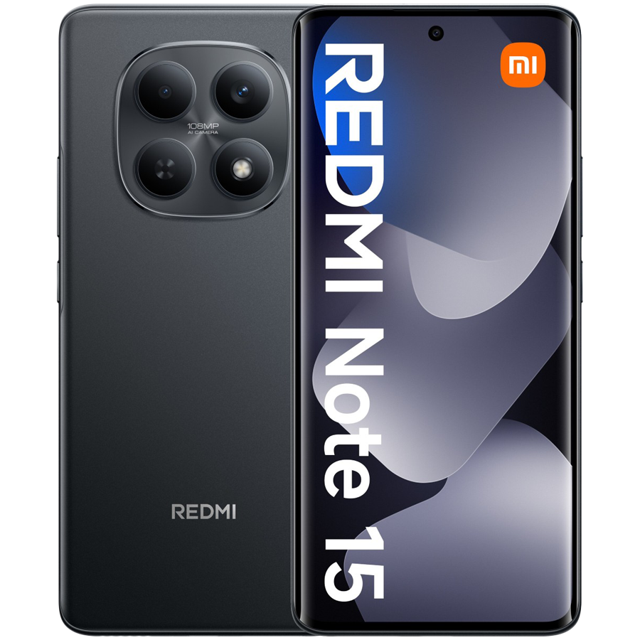 XIAOMI Redmi Note 15   6 ГБ/128 ГБ, Чёрный — Изображение №1