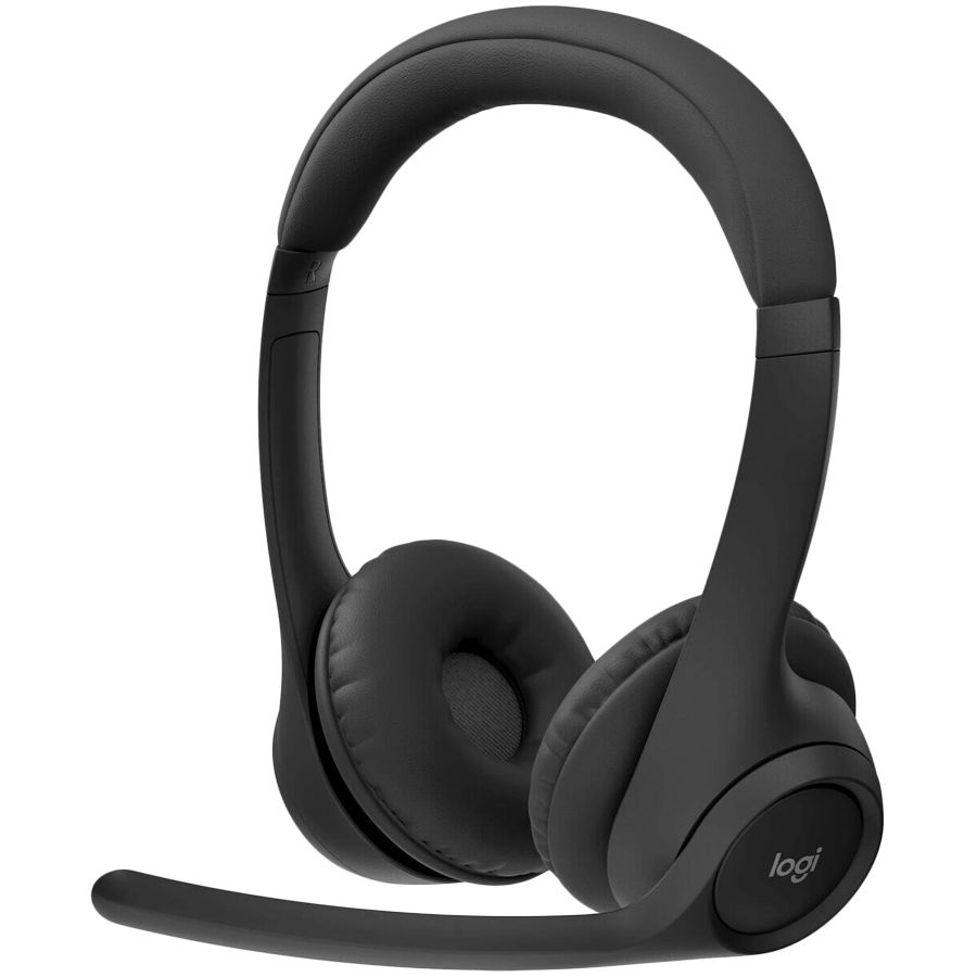 LOGITECH Zone 305 Wireless Headset, Midnight Black — Image №3