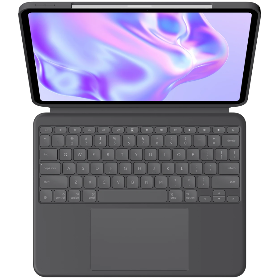 LOGITECH Чехол с клавиатурой Combo Touch , Графит для iPad Pro 11 (M4)/Pro 11 (M5) — Изображение №1