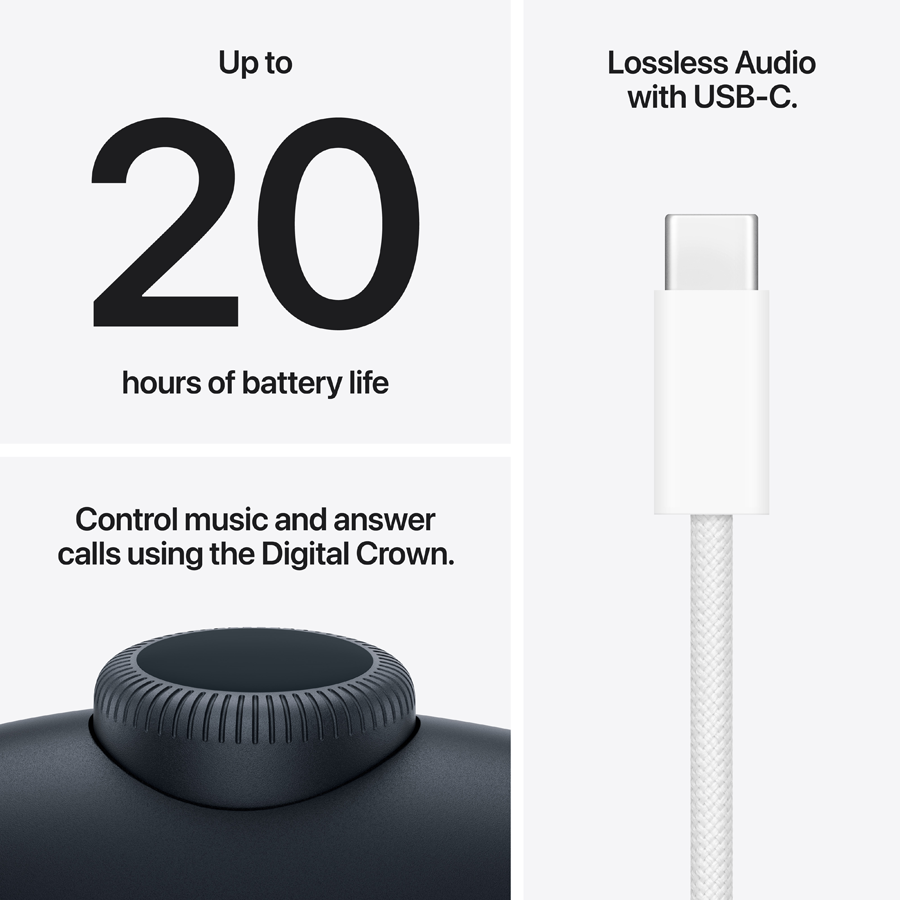 Apple  AirPods Max 2 with Wireless Charge, Midnight — Image №7